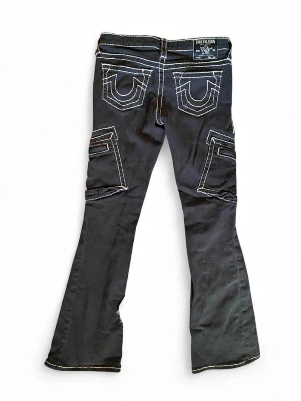True Religion Boot Cut Jeans in Black Waist 26